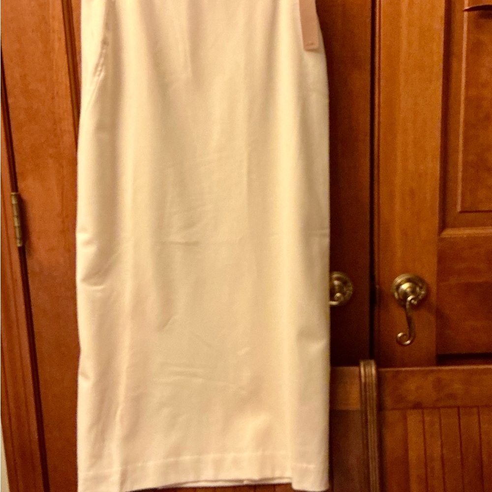 Chic Cream Pencil Skirt for Women